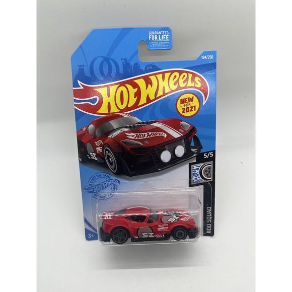HOT WHEELS - MUSCLE AND BLOWN - RED - LONG CARD - NEW Combine Postage - Picture 1 of 3